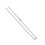 925 Sterling Silver 4mm Solid Flat Mariner Link Anchor Chain Necklace