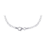 925 Sterling Silver Polished Finish Butterfly Pendant 16 Inch Chain Necklace