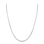 Italian 925 Sterling Silver Adjustable Bolo 1mm Box Chain Necklace