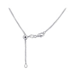 Italian 925 Sterling Silver Adjustable Bolo 1mm Box Chain Necklace