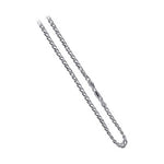 Italian Solid .925 Sterling Silver 4mm Curb Cuban Chain Necklace Durable Handmade Jewelry for Men & Women, Perfect for Everyday Wear & Special Occasions - CUR120