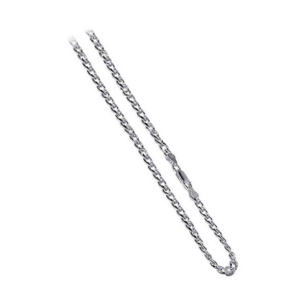 Italian 925 Sterling Silver Curb/Cuban Chain Necklace - Gem Avenue