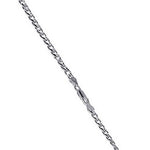 Italian Solid .925 Sterling Silver 4mm Curb Cuban Chain Necklace Durable Handmade Jewelry for Men & Women, Perfect for Everyday Wear & Special Occasions - CUR120