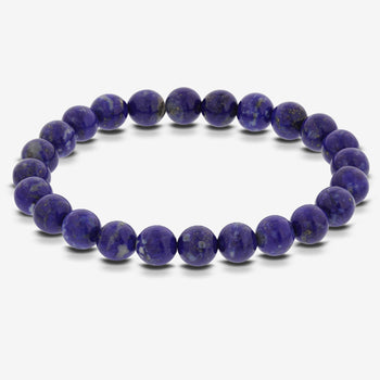 Lapis Lazuli Gemstone Bead Handmade Stretch Bracelet - Gem Avenue Wholesale