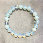 8mm Opalite Gemstone Handmade Stretch Bracelet