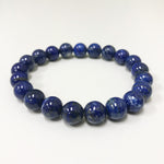 10mm Round Lapis Lazuli Stretch Bracelet Unisex