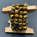 10mm Handmade Tiger Eye Bead Unisex Stretch Bracelet