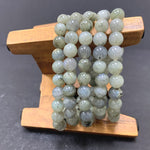 8mm Labradorite Unisex Handmade Stretch Bracelet