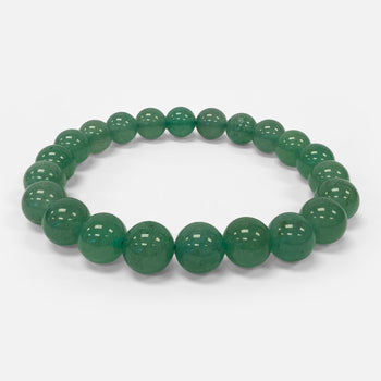 Green Aventurine Beads Unisex Handmade Stretch Bracelet - Gem Avenue Wholesale