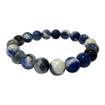 10mm Sodalite Gemstone Unisex Stretch Bracelet