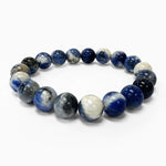 10mm Sodalite Gemstone Unisex Stretch Bracelet