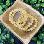 10mm Handmade Citrine Gemstone Unisex Stretch Bracelet