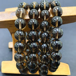 10mm Smoky Quartz Gemstone Unisex Stretch Bracelet