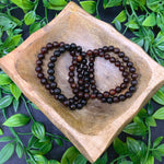 8mm Garnet Gemstone Unisex Stretch Bracelet