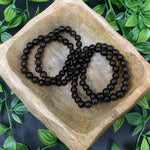 8mm Smoky Quartz Gemstone Unisex Stretch Bracelet