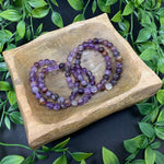 8mm Super Seven Round Bead Unisex Handmade Stretch Bracelet
