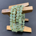 8mm Prehnite Gemstone Unisex Handmade Stretch Bracelet