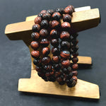 8mm Red Tigers Eye Unisex Handmade Stretch Bracelet