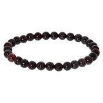 8mm Bloodstone Gemstone Unisex Handmade Stretch Bracelet