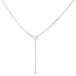 Rhoidum Plated Italian 925 Sterling Silver 1mm Rolo Chain Necklace