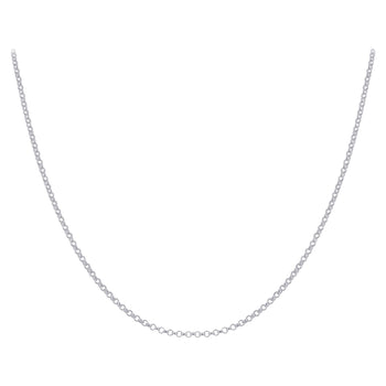 925 Sterling Silver Rolo Chain Necklace with Lobster Clasp - Gem Avenue
