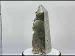 Pyrite Obelisk Tower Point, Natural Crystal Gemstone for Home Decor & Meditation - RPO494