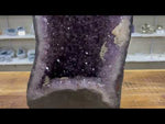 Natural Deep Purple Amethyst Geode Raw Gemstone Crystal Cluster Specimen for Healing, Meditation, Home Decor, Collection & Display Authentic Brazilian Mineral Rock - RGD760