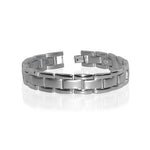 Men's Quality Magnetic 0.5 inch Bracelet with Fold over Clasps