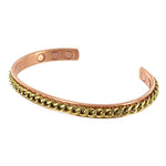 Magnetic Golf Therapy 8mm Wide Pure Copper Cuff Bracelet