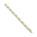 Magnetic 10mm wide Link Bracelet 7.75 inch with Fold over Clasp