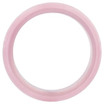 Pink Agate Gemstone Ring 6mm Natural Stone Band for Men and Women – Unisex Polished Pink Agate Jewelry for Everyday Wear or Gift