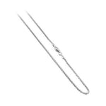 Italian 925 Sterling Silver 1.8mm Popcorn Chain Necklace Elegant Everyday Jewelry