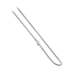 Italian Solid 925 Sterling Silver 2.5mm Popcorn Chain Necklace for Everyday Wear