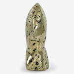 Hand-Carved Pyrite Dolphin Gemstone Animal Carving