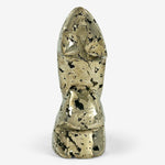 Hand-Carved Pyrite Dolphin Gemstone Animal Carving