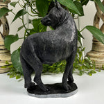 Hand-Carved Wolf Serpentine Gemstone Figurine Animal