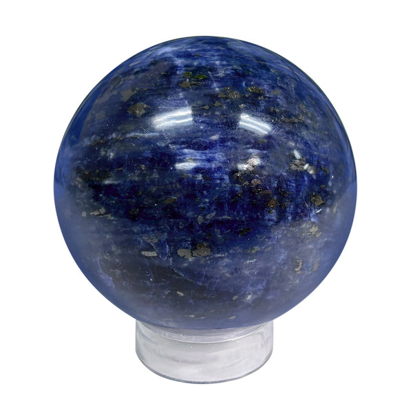 Polished Sodalite Gemstone Sphere Decor Ball - Gem Avenue Wholesale