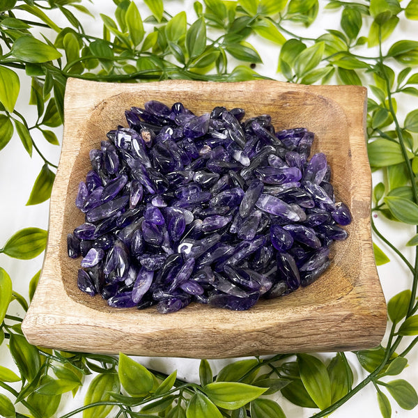 Amethyst Tumbled Chips - Gem Avenue Wholesale