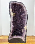 Natural Deep Purple Amethyst Geode Raw Gemstone Crystal Cluster Specimen for Healing, Meditation, Home Decor, Collection & Display Authentic Brazilian Mineral Rock - RGD760
