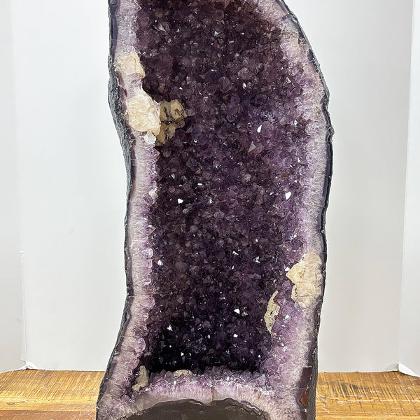 Purple Amethyst Gemstone Crystal Geode - Gem Avenue