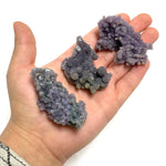 Natural Grape Agate Crystal Gemstone Mineral Specimen