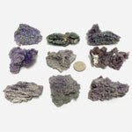 Natural Grape Agate Crystal Gemstone Mineral Specimen