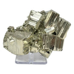 Natural AAA Quality Pyrite Cluster Cubic Mineral Specimen