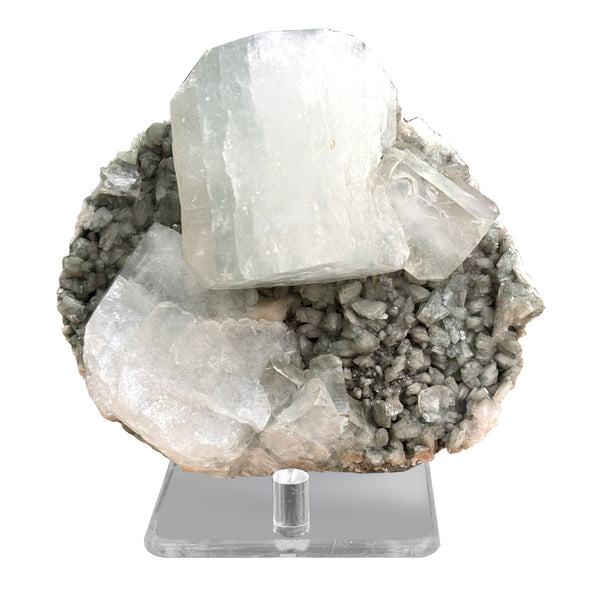 Apophyllite Stilbite & Huelandite Mineral Specimen - Gem Avenue Wholesale