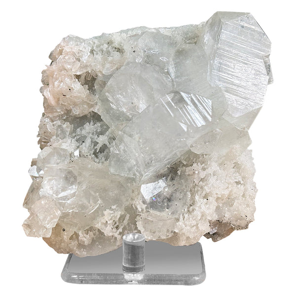 Apophyllite Stilbite and Chalcedony Mineral Specimen - Gem Avenue Wholesale