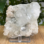 Natural Apophyllite Stilbite and Chalcedony Gemstone Mineral Specimen