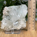 Natural Apophyllite Stilbite and Chalcedony Gemstone Mineral Specimen