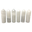 Self Standing Polished Selenite Crystal Wand Obelisk Tower- Gem Avenue