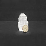 Self Standing Natural Selenite Pagoda Towers