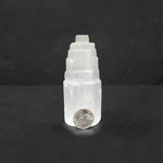 Self Standing Natural Selenite Pagoda Towers